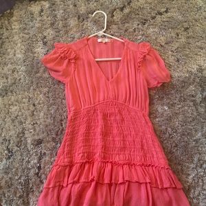 Loveshackfancy Pink mini dress